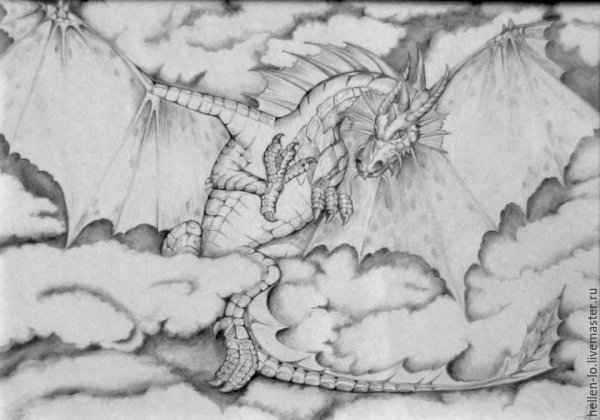 Драконы картины художников