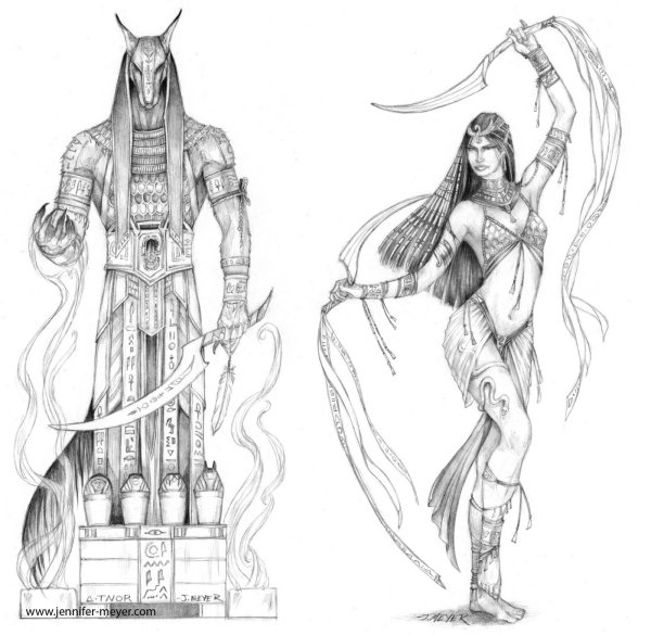 Рисунки фэнтези карандашом прорисовка