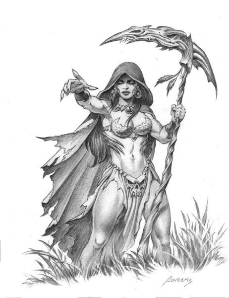 Рисунки карандашом фэнтези