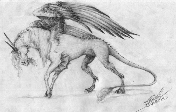 Фэнтези простым карандашом