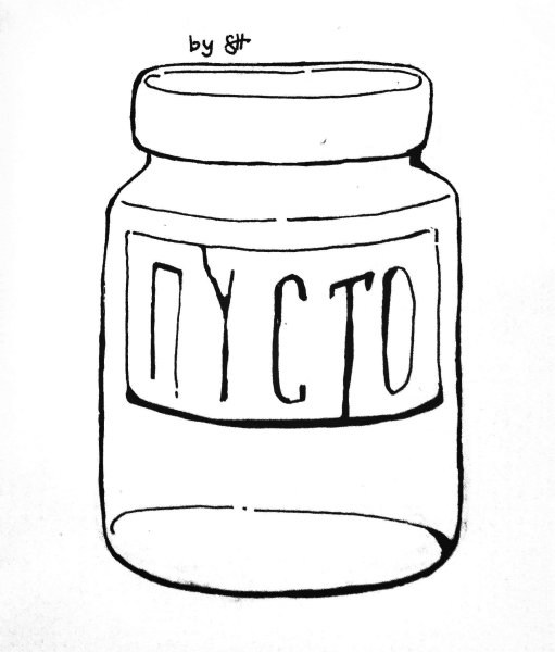 Рисунок банки для срисовки