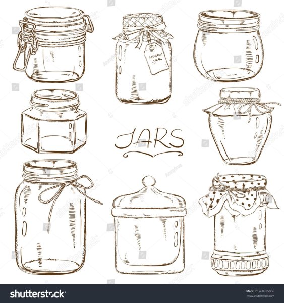 Баночка рисунок