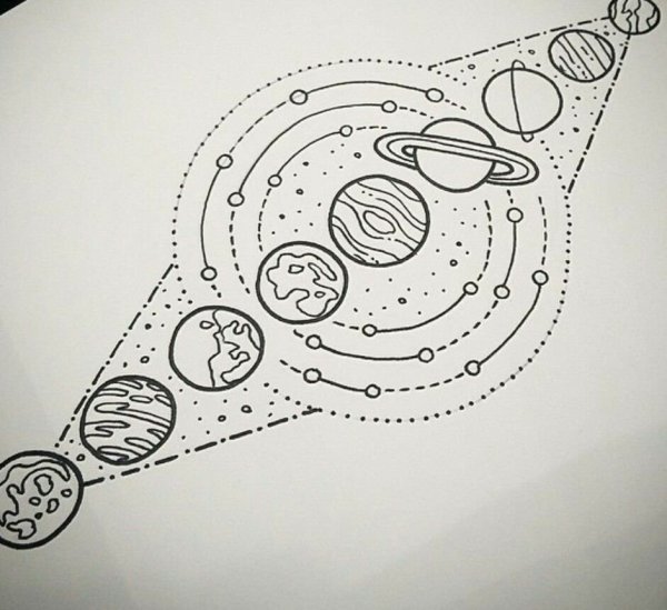 Космос раскраска для детей