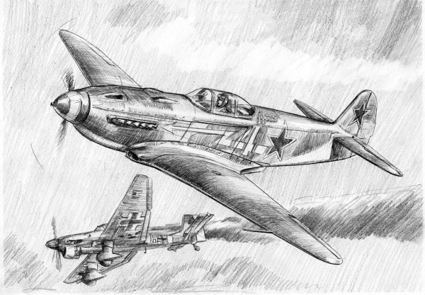 Самолет карандашом
