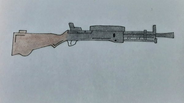 ПАБГ рисунки карандашом оружие