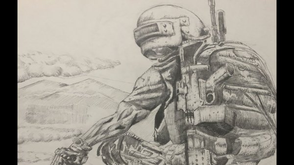 PUBG карандашом