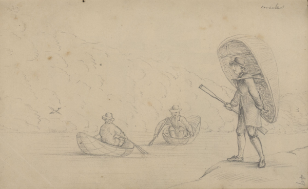 Лодка набросок