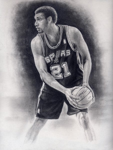 Водный пейзаж карандашом