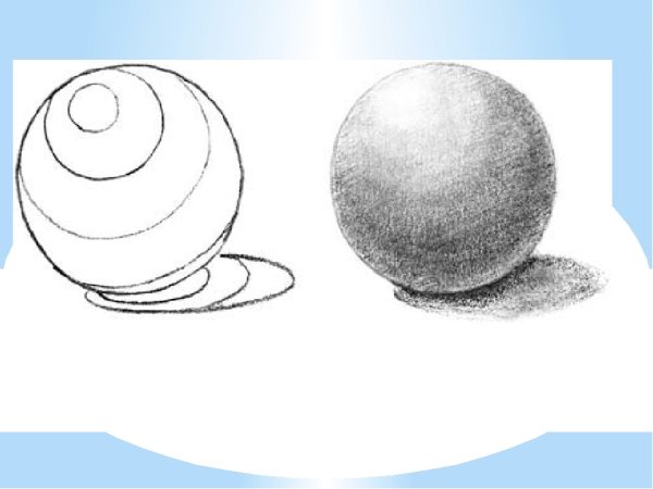 Градации светотени в рисунке