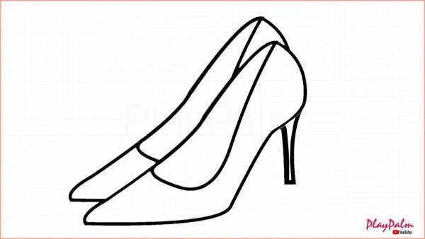 Туфелька карандашом
