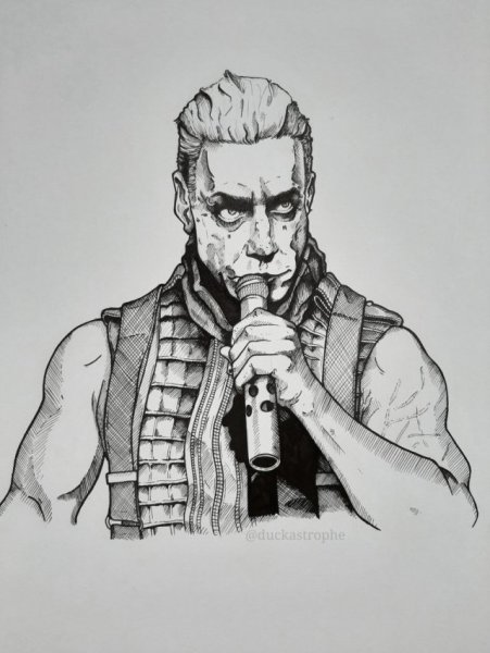Rammstein Тилль Линдеманн Art
