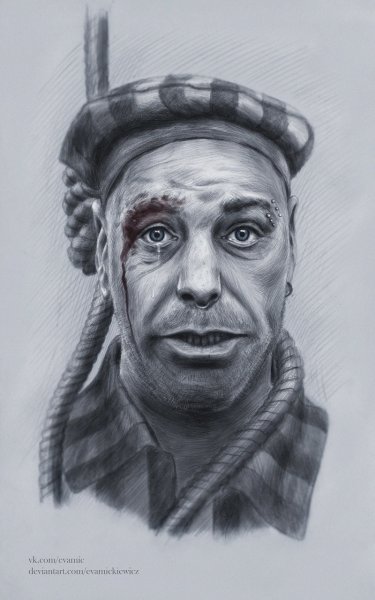 Rammstein Тилль портрет