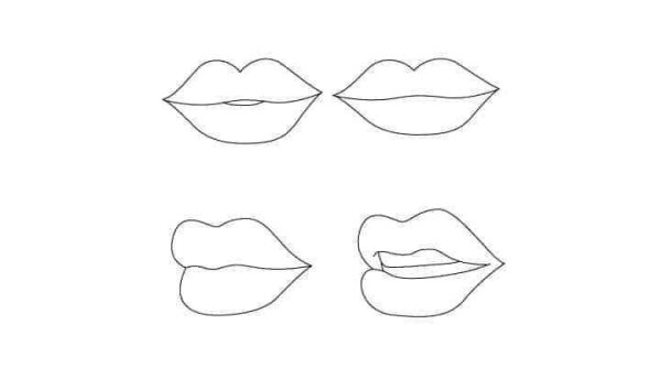 Губы карандашом для начинающих