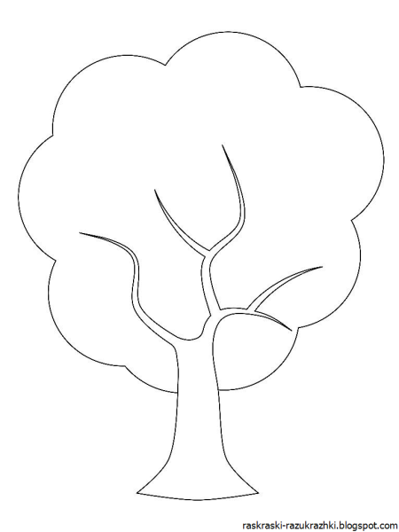 Трафарет "дерево"