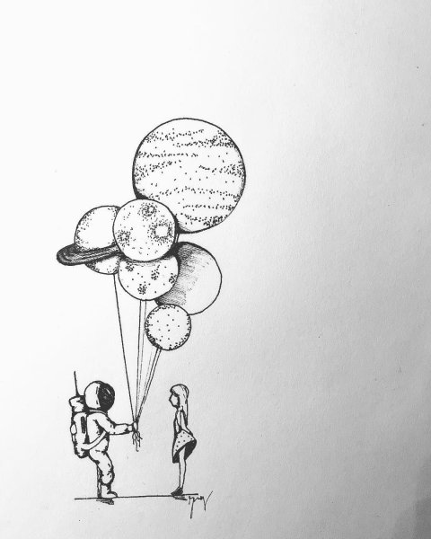 Рисунок карандашом со смысло