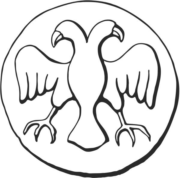 Раскраска герб России для детей