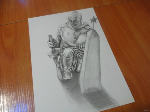 Статуя рисунок