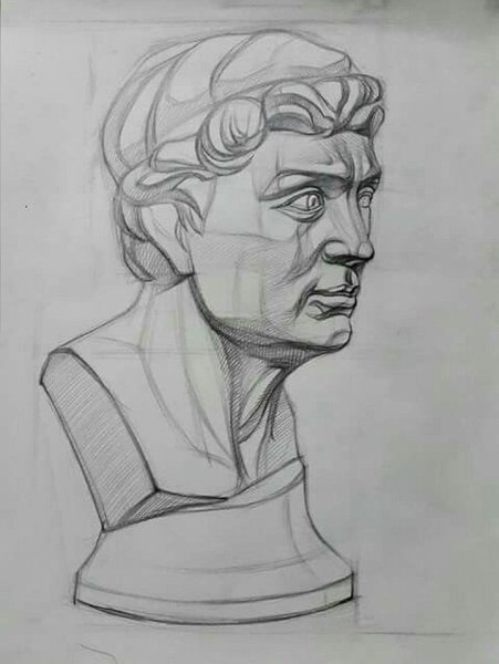 Статуя свободы рисунок карандашом