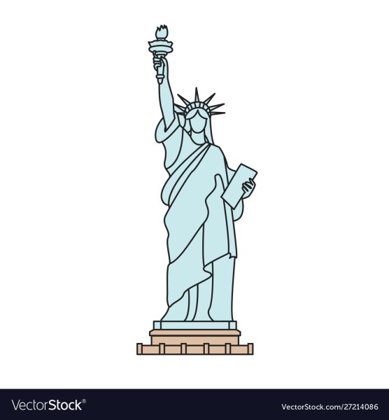 Статуя свободы раскраска