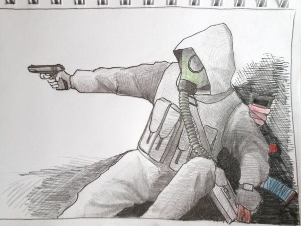 Рисунки сталкер лёгкие