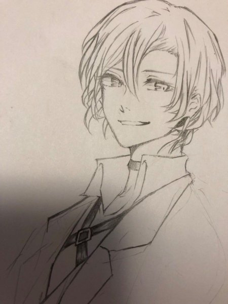 Чуя Накахара скетч