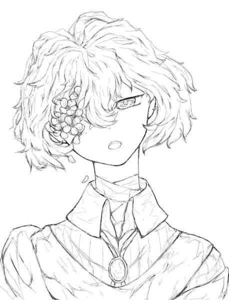 Великий из бродячих псов раскраска Дазай