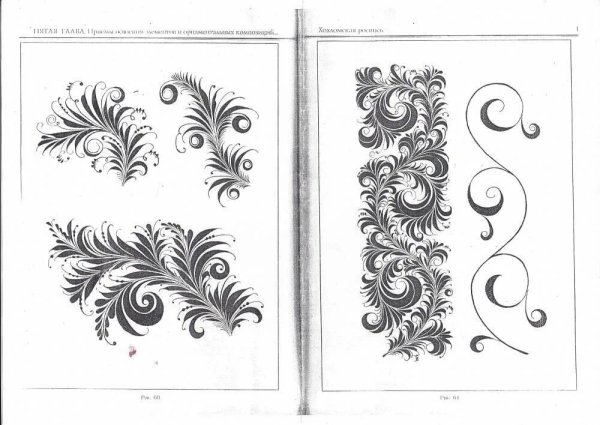 Городецкая и Хохломская роспись