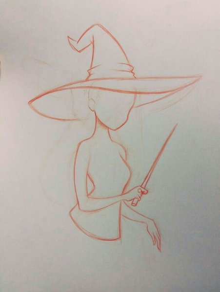 Раскраски ведьмочки