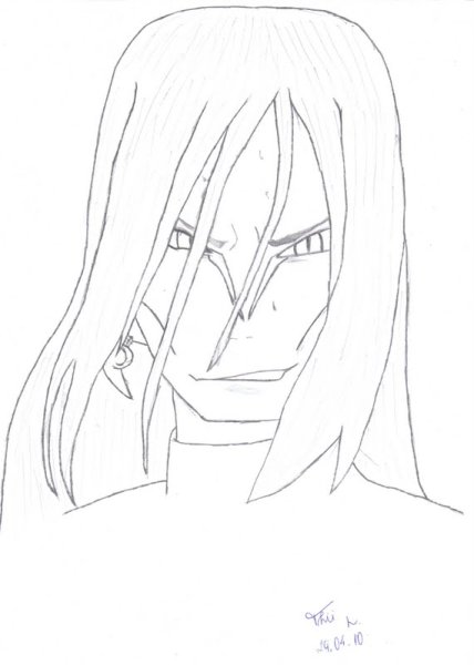 Раскраска Оротимару