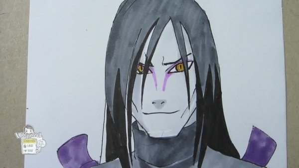 Рисунки аниме Наруто Орочимару