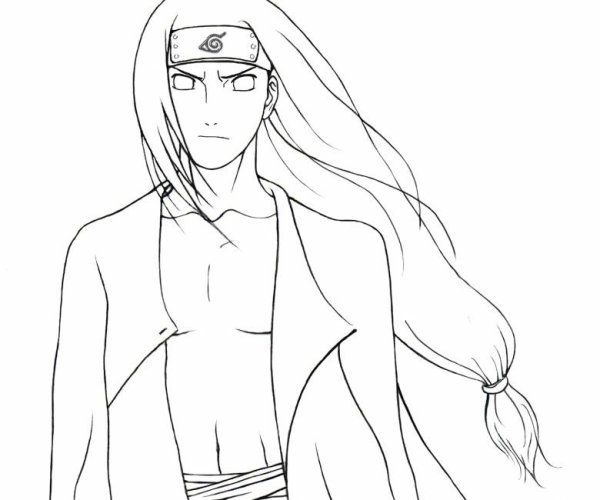 Орочимару Наруто рисунок