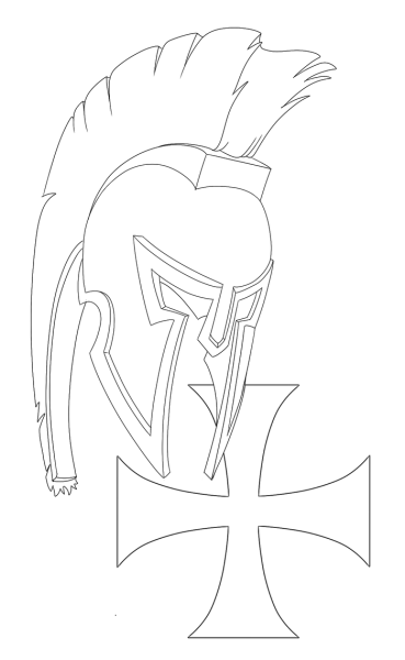 Спартанец карандашом