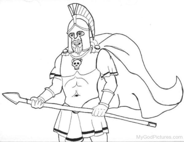 Гладиаторы раскраска для детей