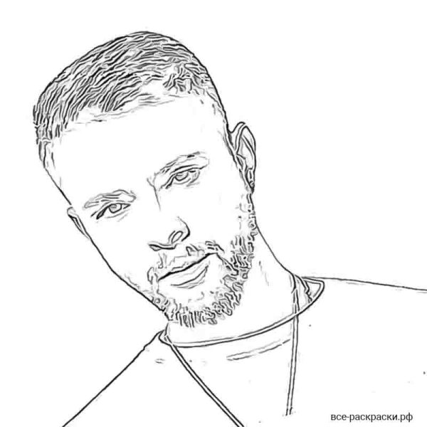 Раскраски певцов Егора Крида