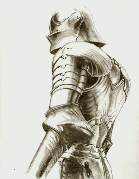 Доспехи карандашом