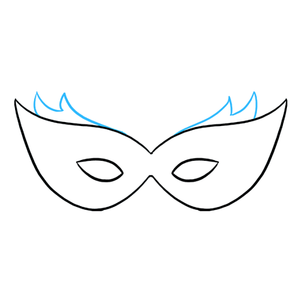 Карнавальная маска легкая