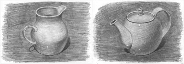 Рисование предметов быта карандашом