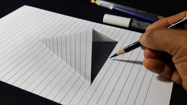 Иллюзии карандашом
