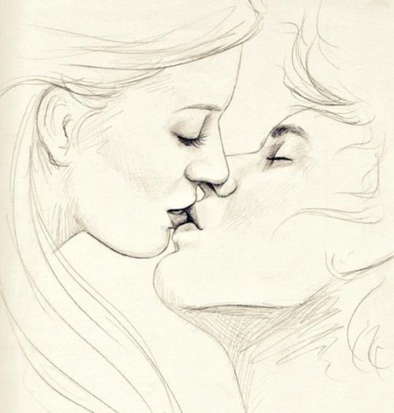 Рисунки карандашом любовь