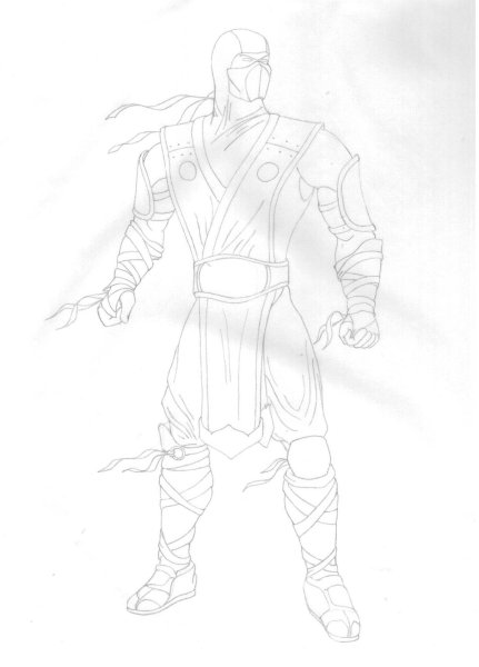 Рисунки персонажей из мортал комбат