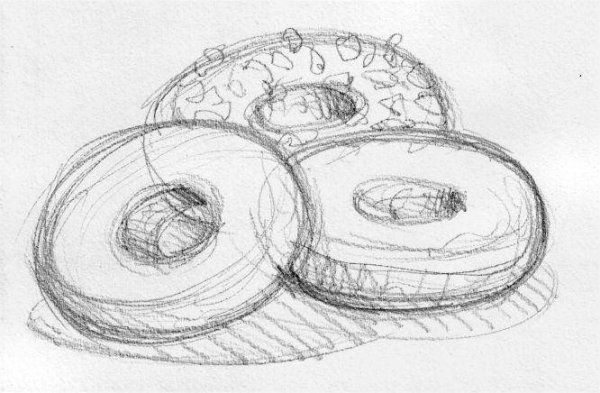 Пончики для скетчбука