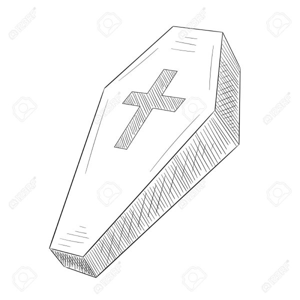Гроб рисунок