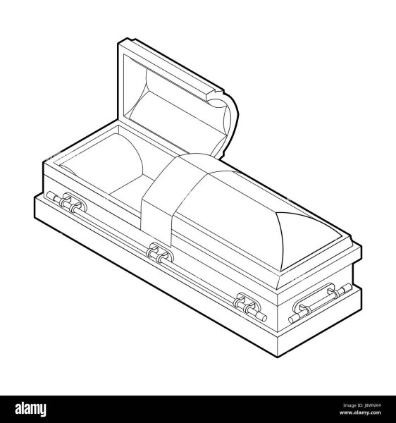 Гроб с рисунком тамоика