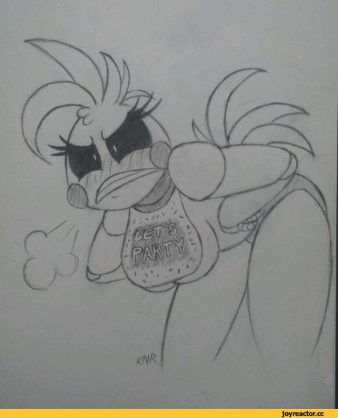 Рисунки для срисовки ФНАФ чика