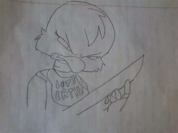 Поэтапное рисование чики