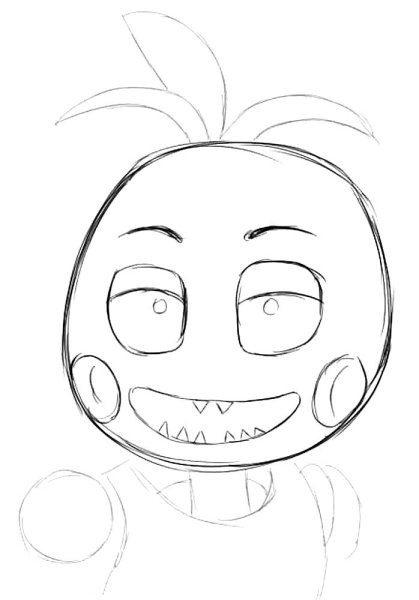 Чика маска раскраска