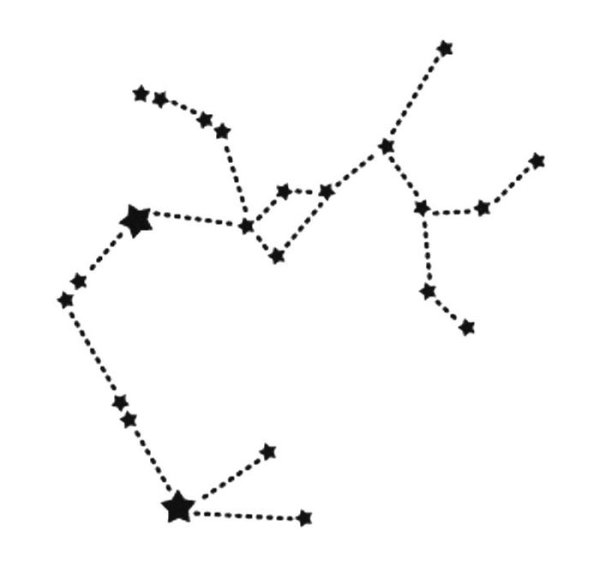 Стрелец Созвездие по точкам