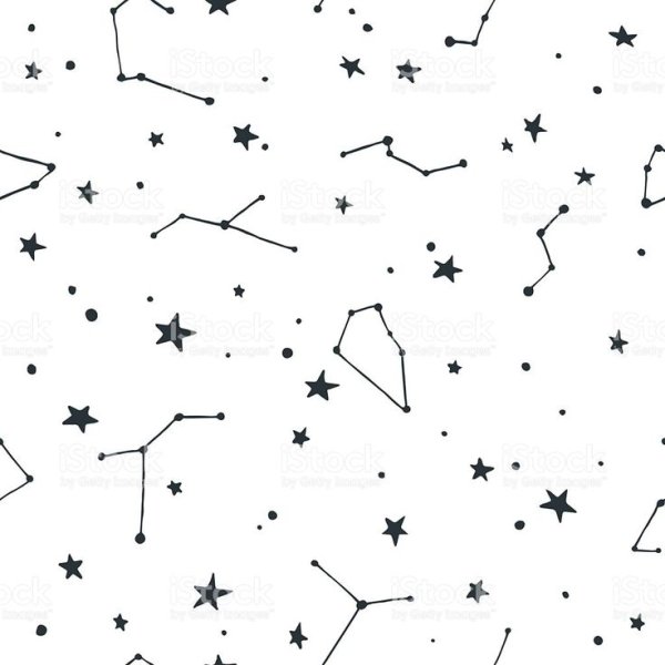 Созвездия на белом фоне