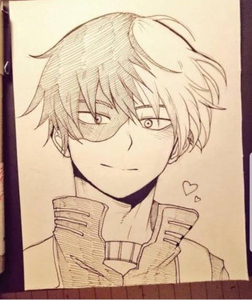 Шото Тодороки скетч