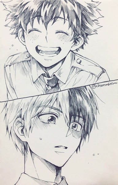 Шото Тодороки скетч